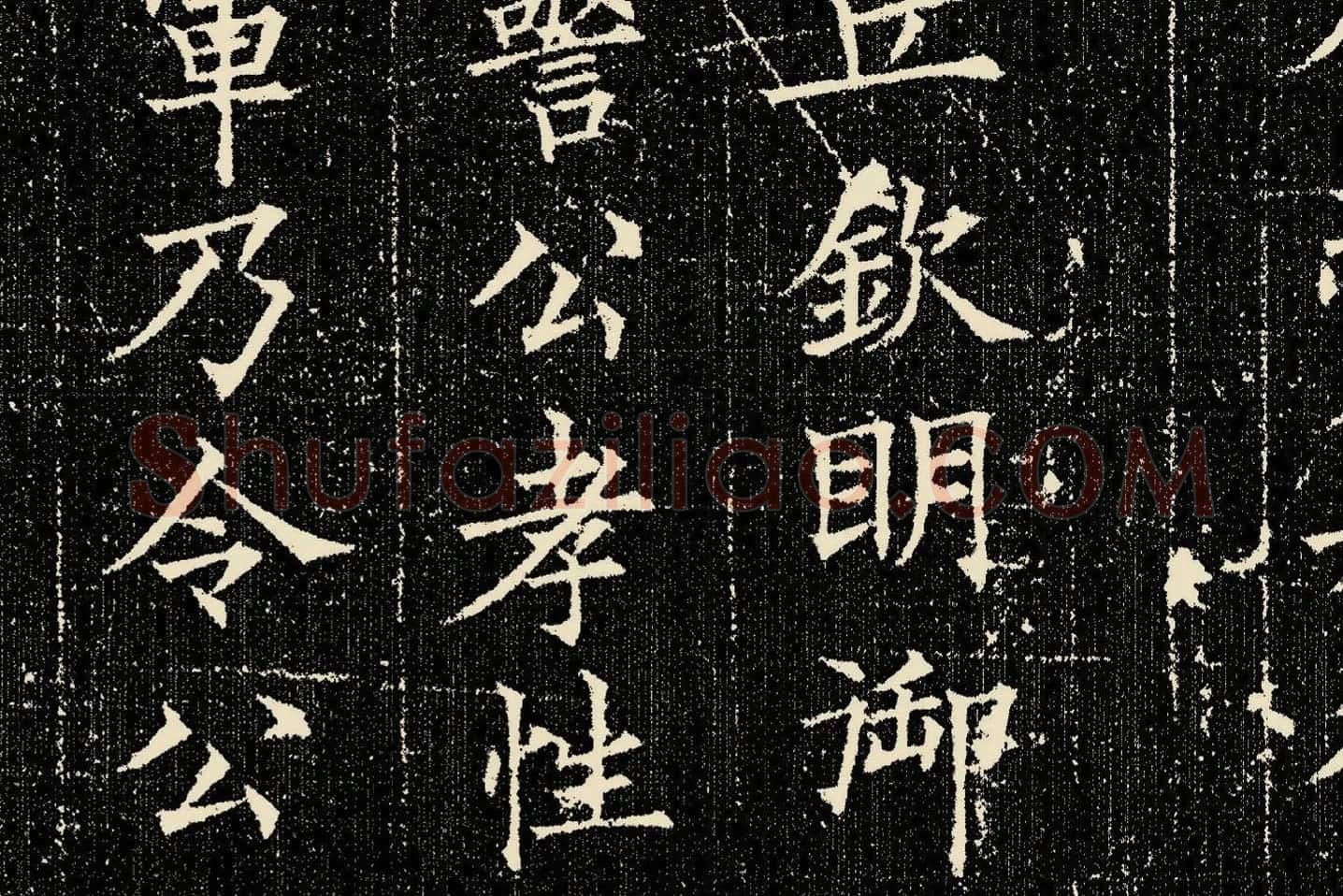 欧阳询楷书《姚辩墓志》局部 (7)