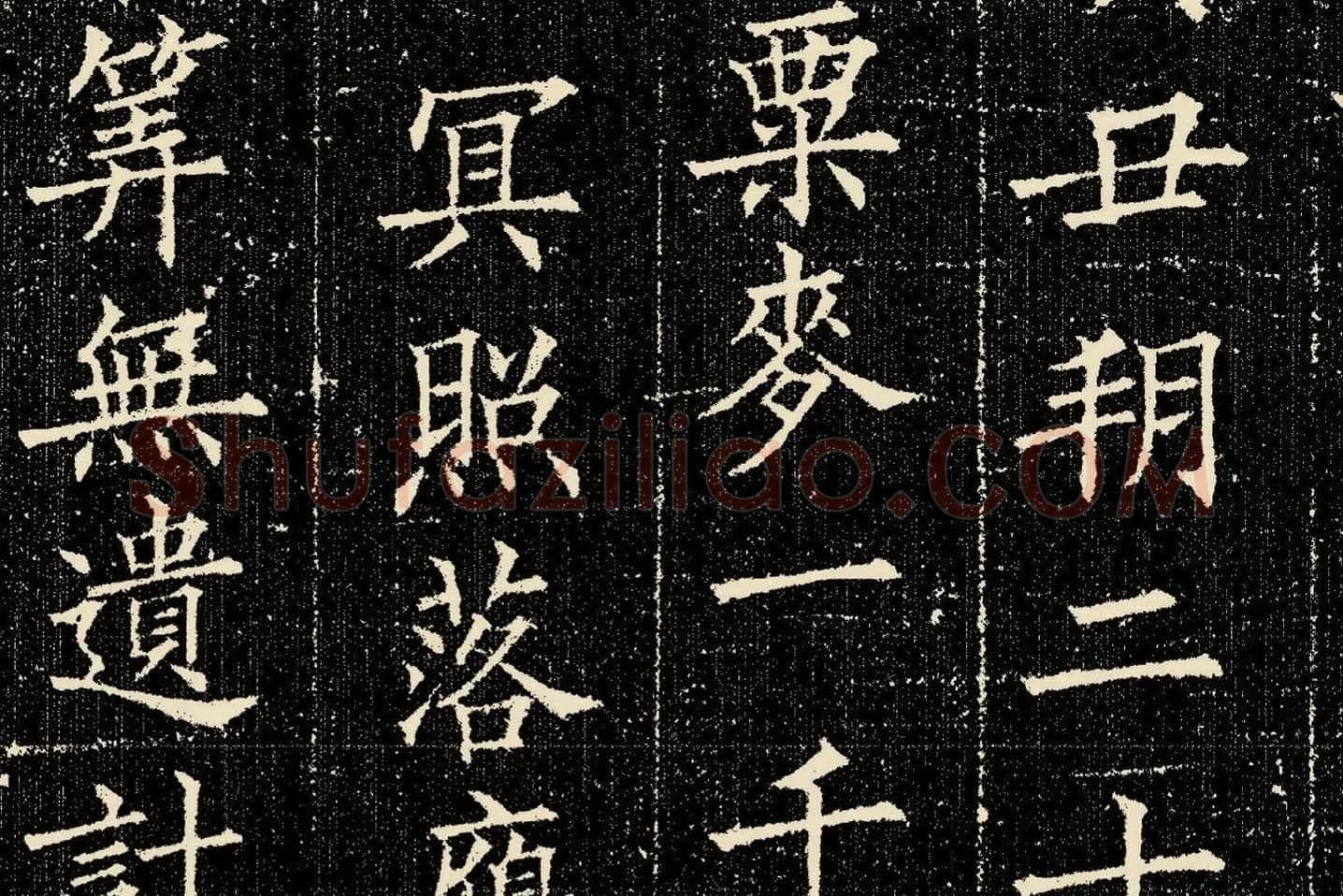 欧阳询楷书《姚辩墓志》局部 (9)