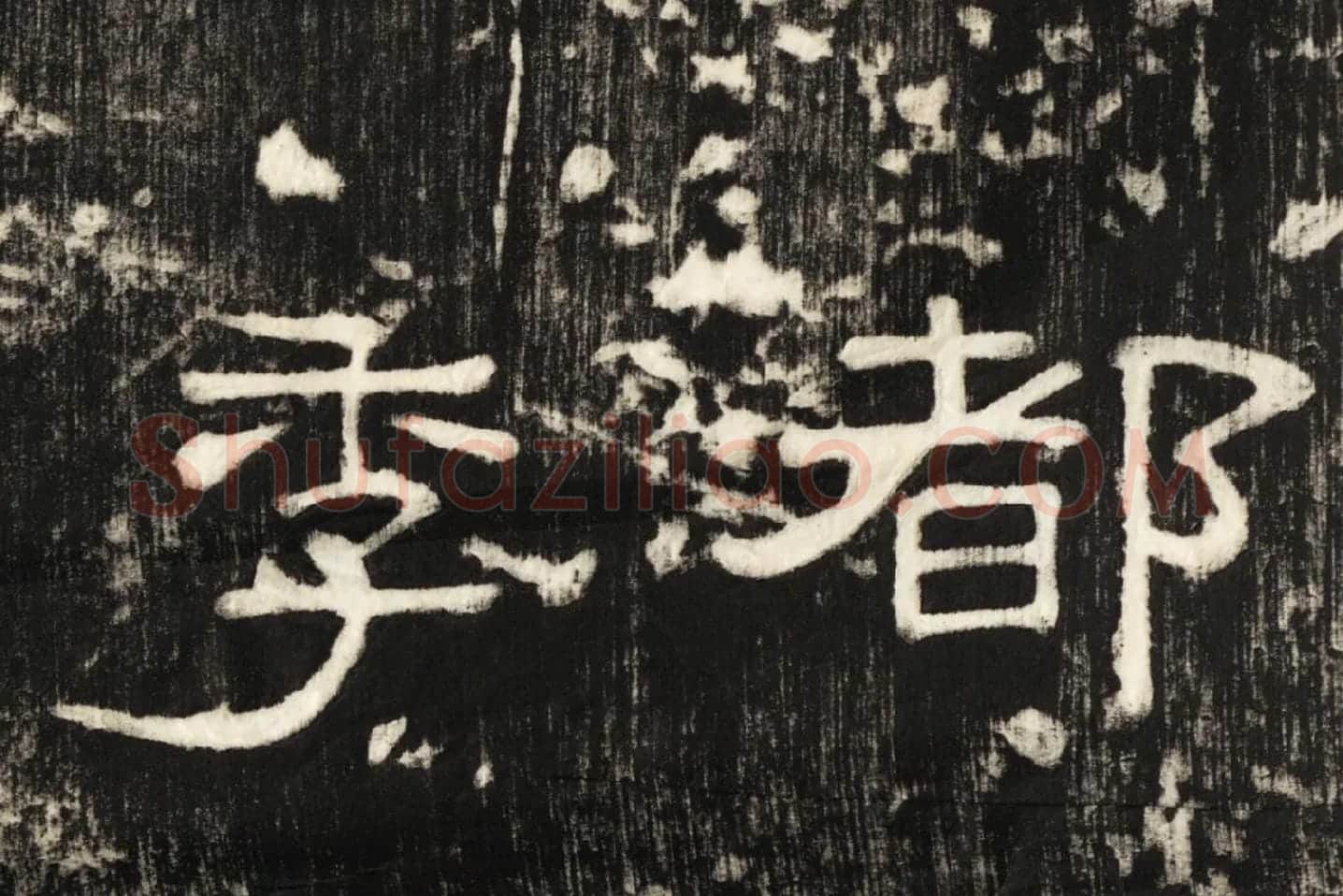东汉隶书《孔宙碑》碑拓高清大图局部 (3)