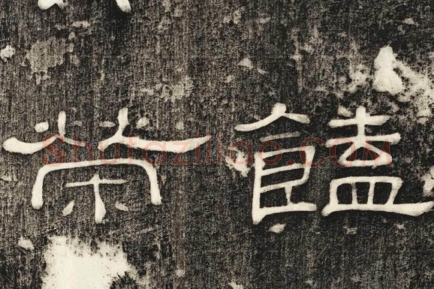 东汉隶书《孔宙碑》碑拓高清大图局部 (10)