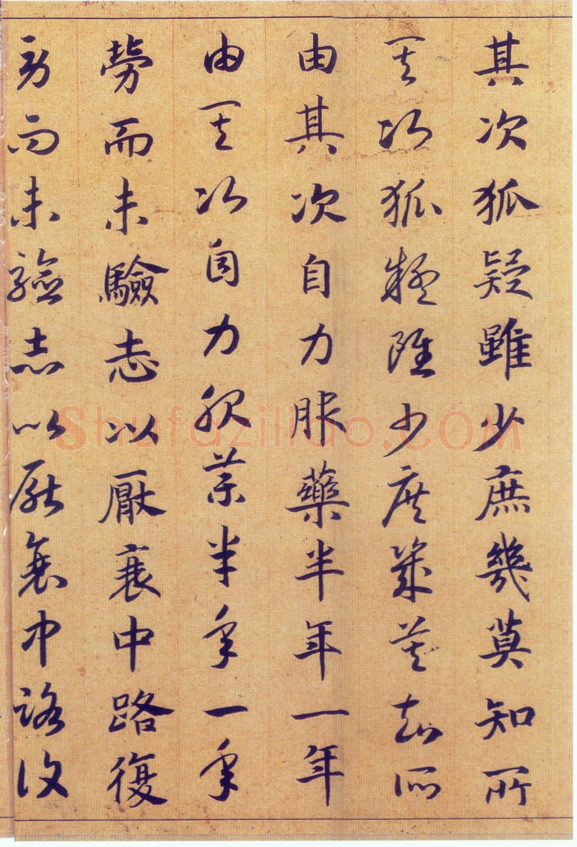 赵构《真草书养生论卷》纸本 23.5×602.8cm 上海博物馆藏