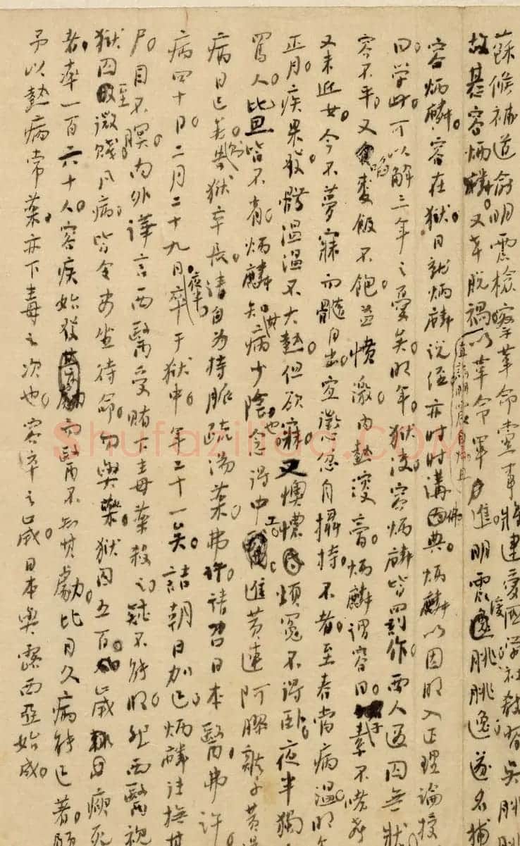 国学大师章太炎手稿《邹容传》 | 书法名家作品鉴赏