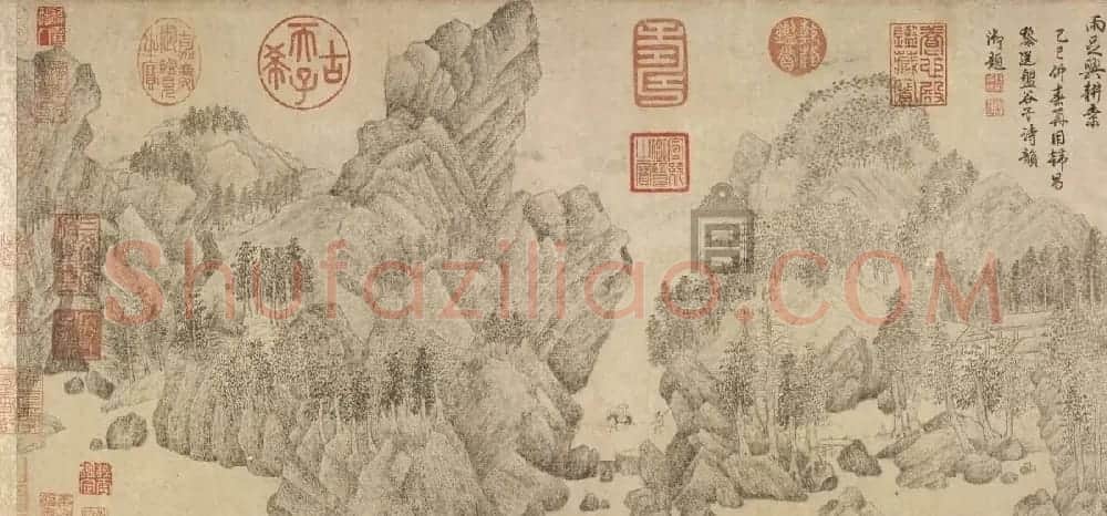 宋代文同字画欣赏《盘谷图并序卷》（传） | 传世书法作品鉴赏