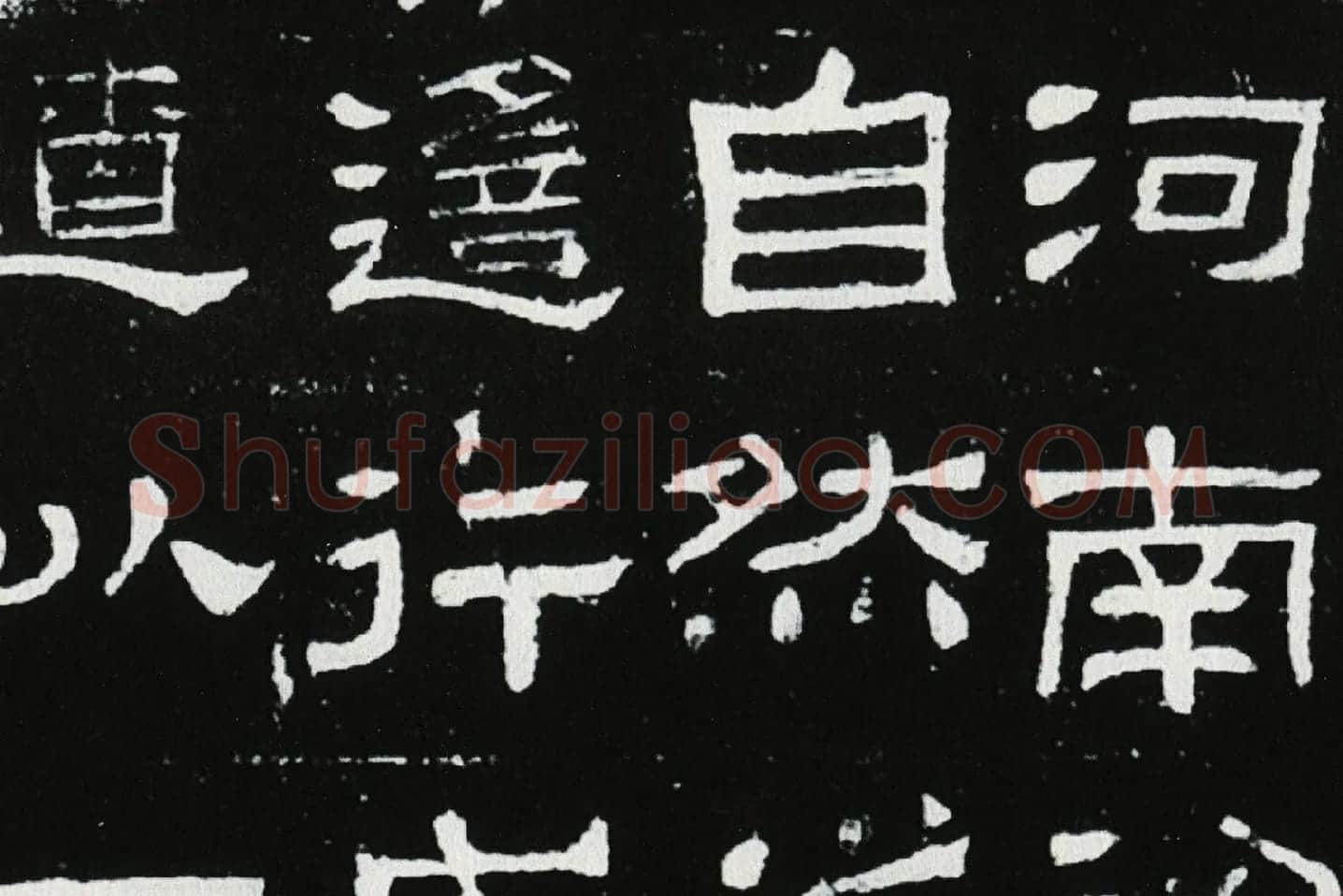 东汉隶书《肥致碑》全碑碑拓高清大图局部 (2)