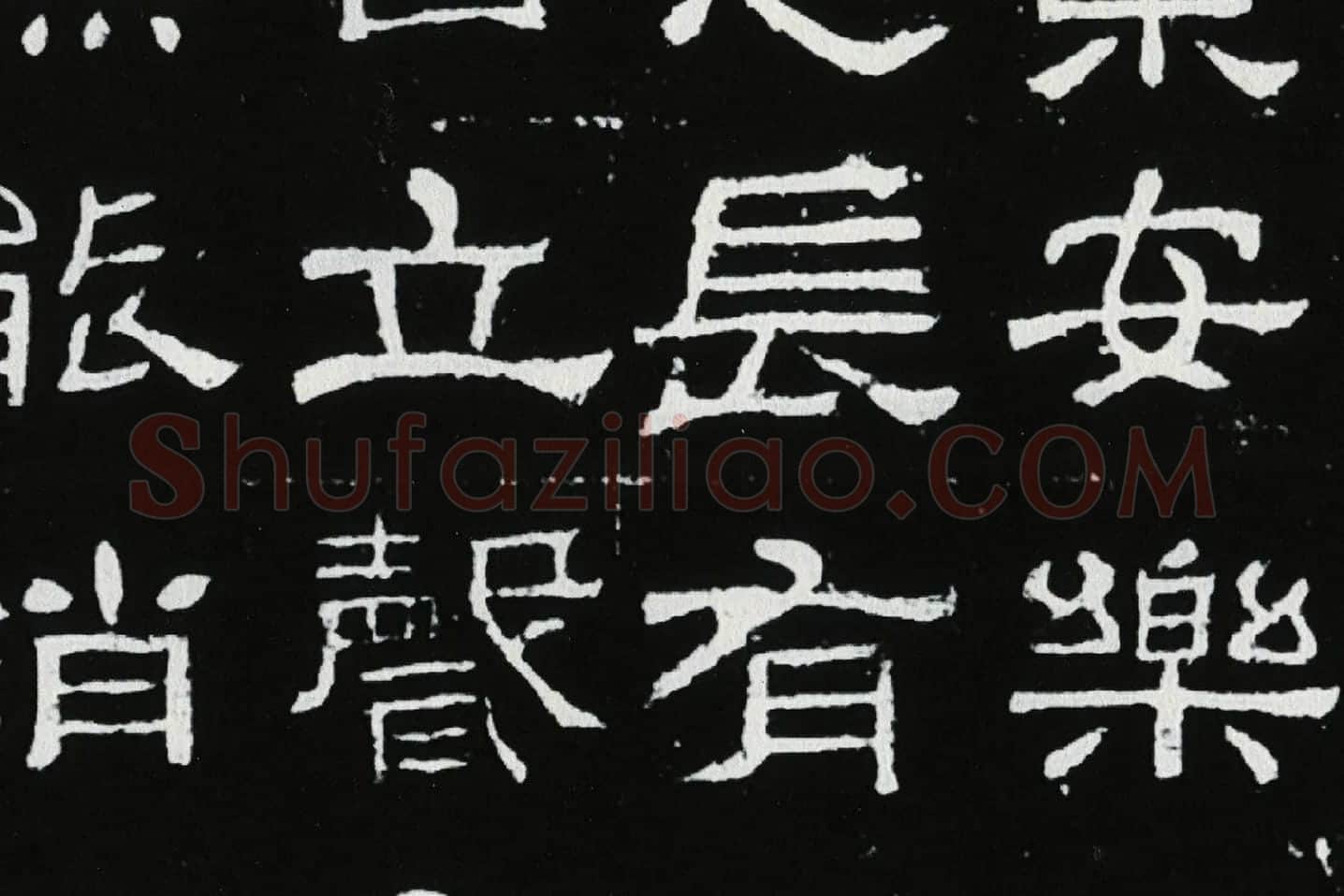 东汉隶书《肥致碑》全碑碑拓高清大图局部 (3)