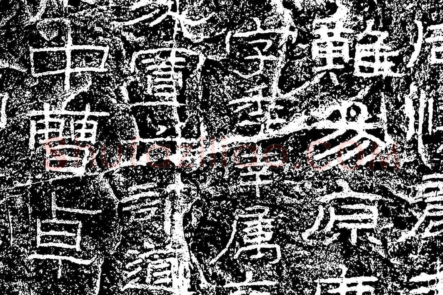 东汉隶书《石门颂》墨拓局部 (3)