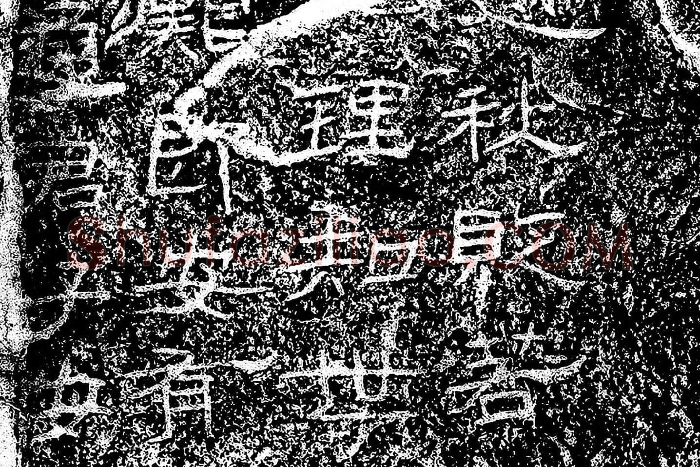 东汉隶书《石门颂》墨拓局部 (5)