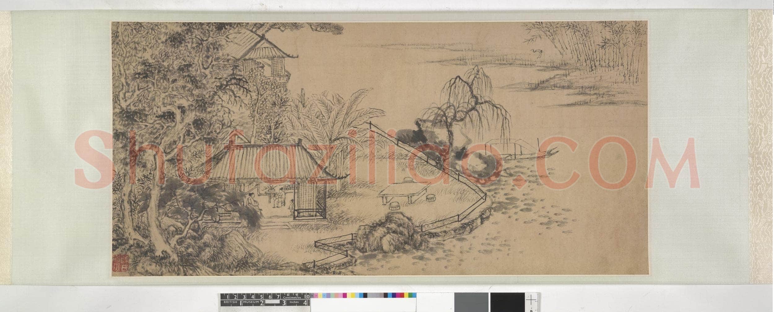 陈淳《昼锦堂记》纸本 草书 纵29.5，全卷 939.50cm 1544年 英国大英博物馆藏