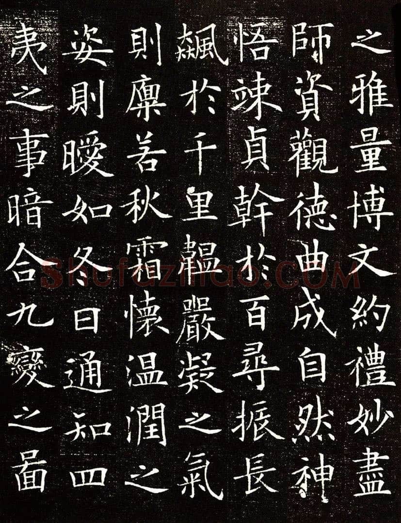 欧阳询《李誉墓志》墨拓(疑)58.8cm× 58.8cm