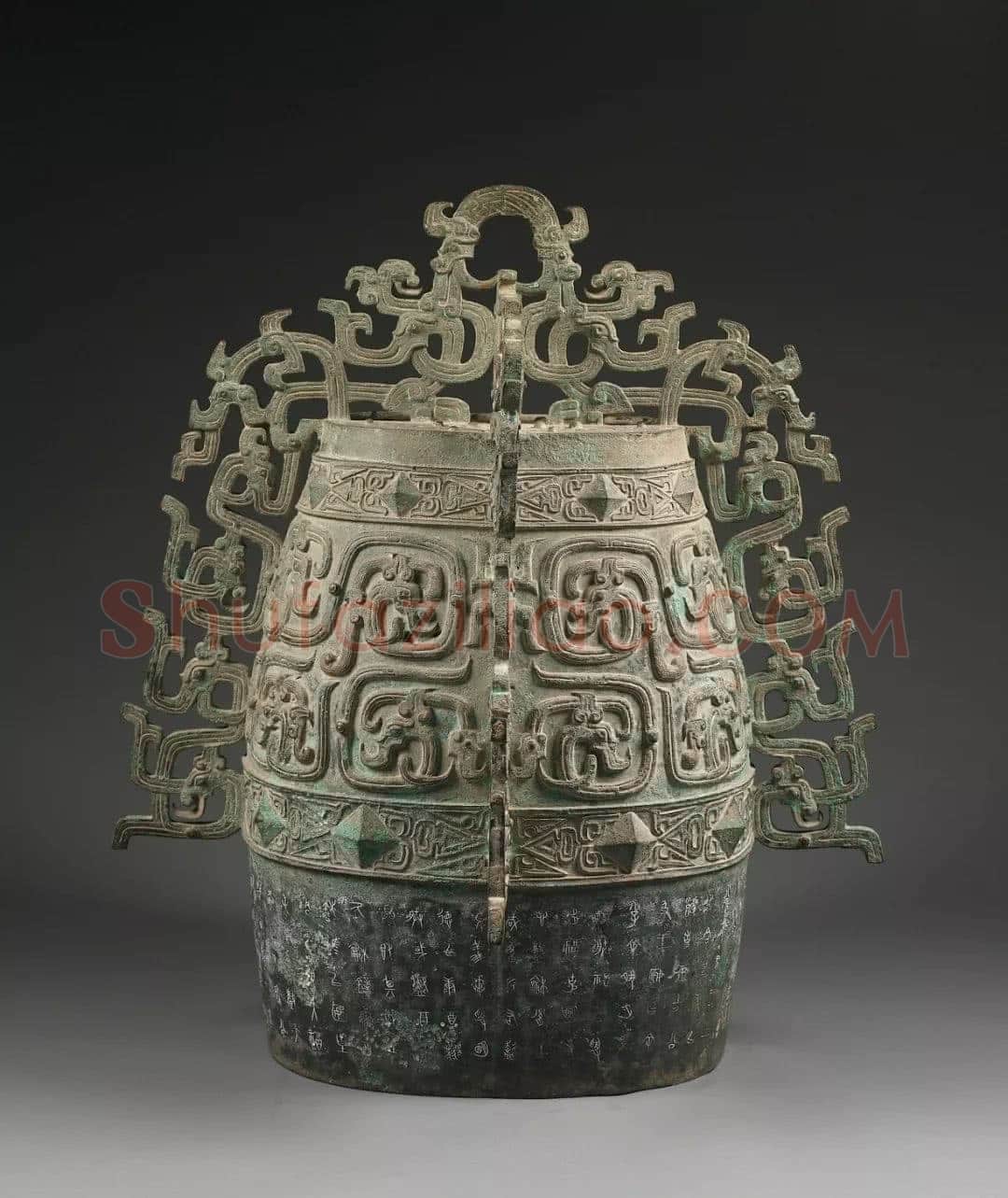 秦公镈金文作品欣赏,摘自先秦秦公镈