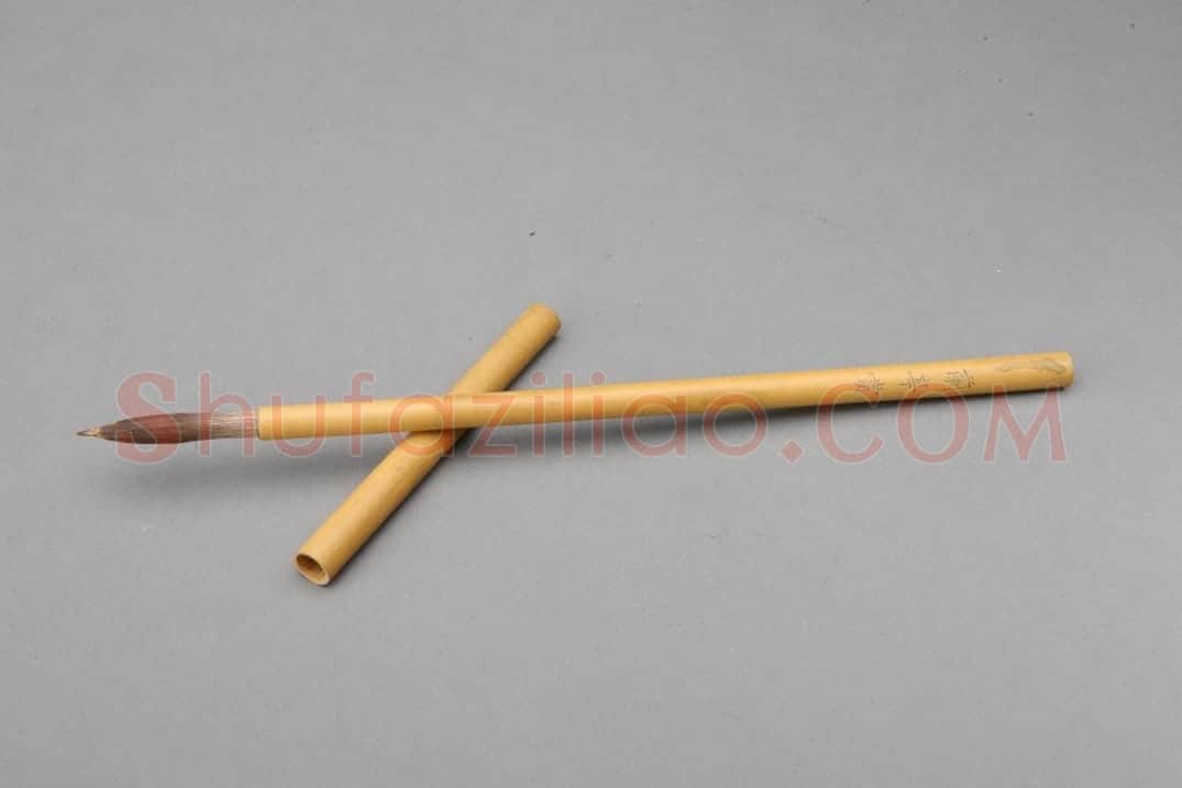 竹管兰亭赏狼毫笔 | 故宫文房用品藏品