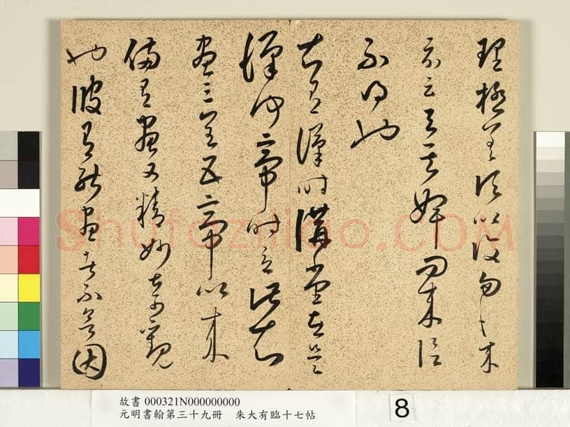 朱大有《临十七帖册》