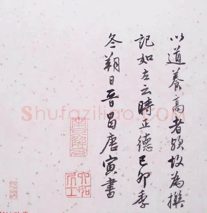 唐寅字画欣赏《双鉴行窝图记》 | 传世书法作品赏析