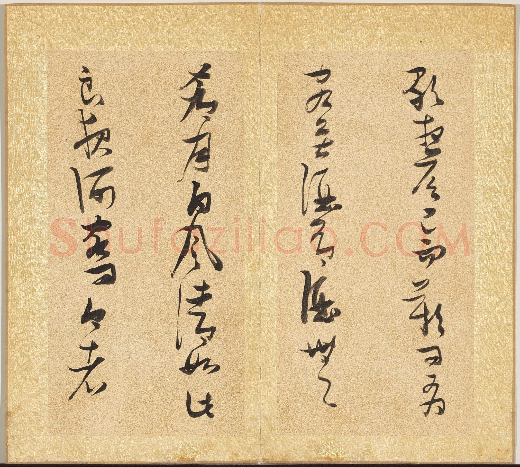 张瑞图《草书后赤壁赋册》纸本草书 29.3x15cm ×15 天启七年(1627)台北故宫博物院藏