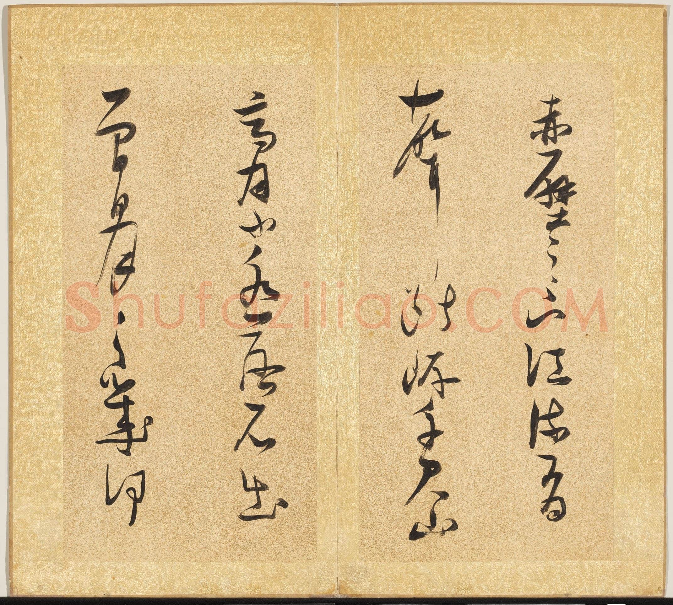 张瑞图《草书后赤壁赋册》纸本草书 29.3x15cm ×15 天启七年(1627)台北故宫博物院藏