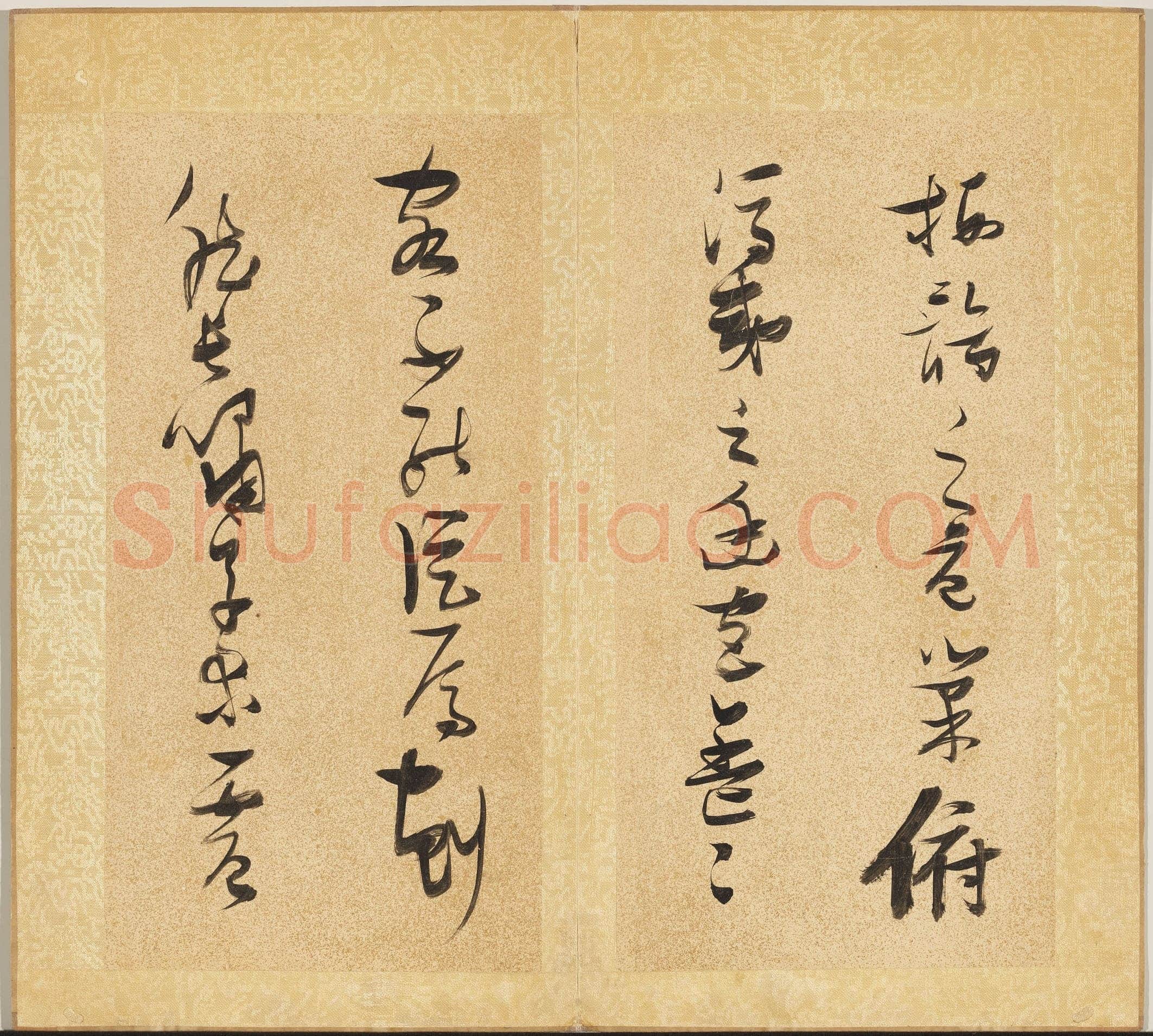 张瑞图《草书后赤壁赋册》纸本草书 29.3x15cm ×15 天启七年(1627)台北故宫博物院藏