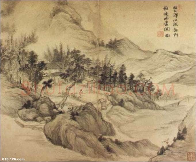 山水一幅