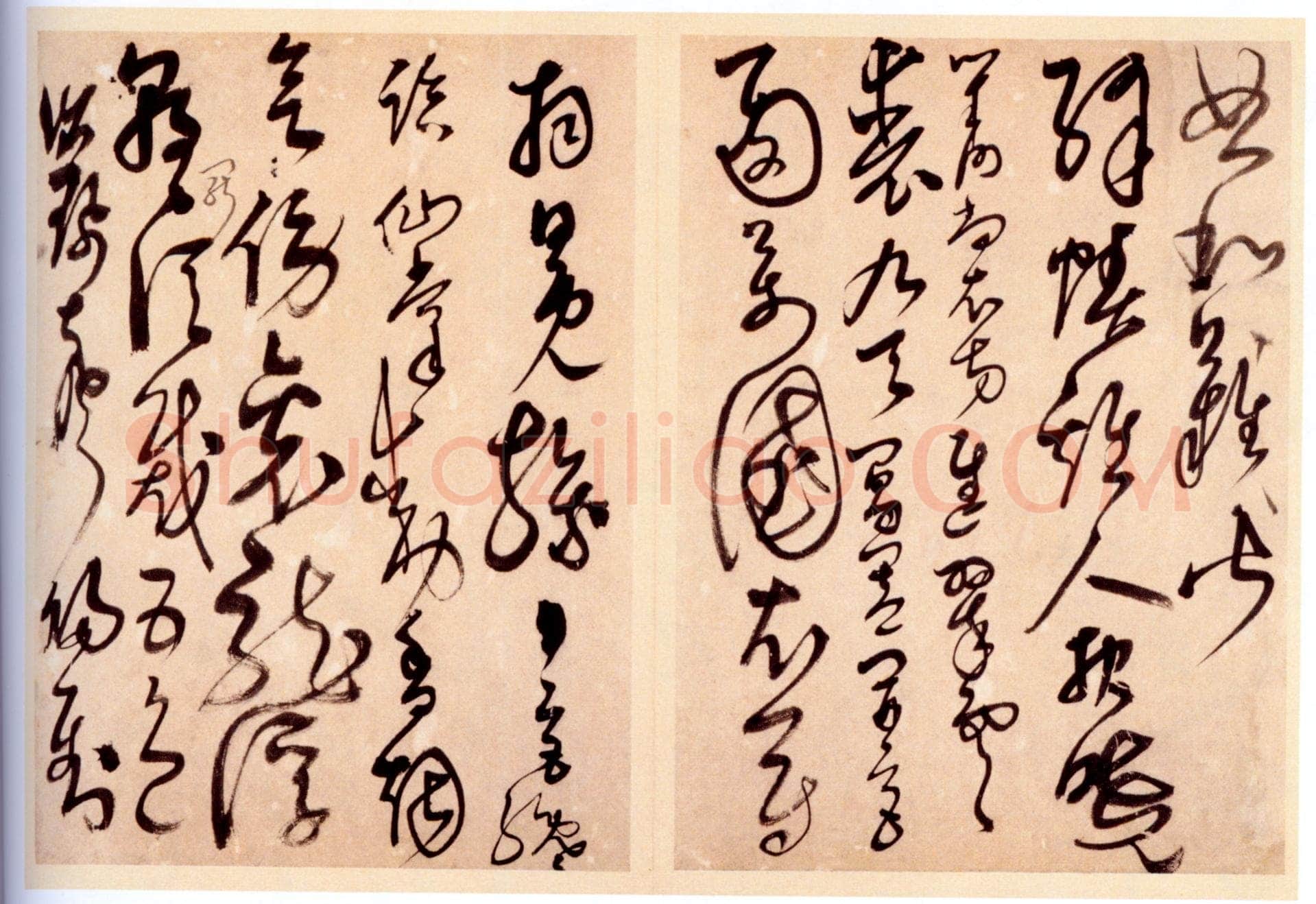 解缙《草书诗帖》册 纸本 十七开半 每开30.7×22.6cm 北京故宫博物院藏