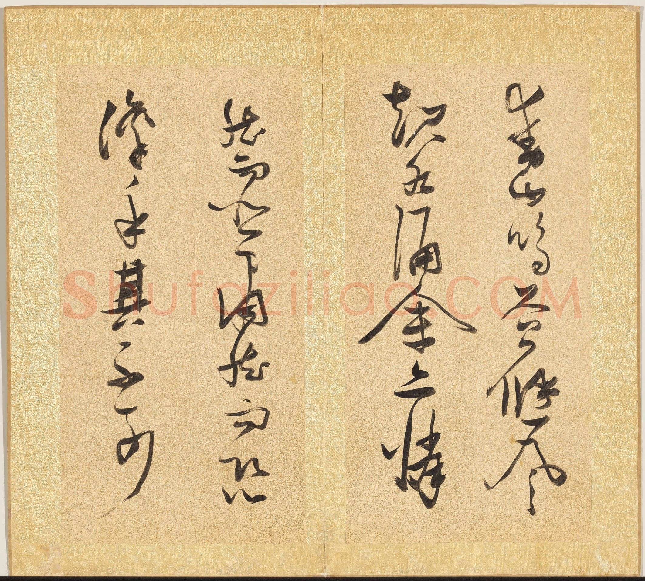 张瑞图《草书后赤壁赋册》纸本草书 29.3x15cm ×15 天启七年(1627)台北故宫博物院藏