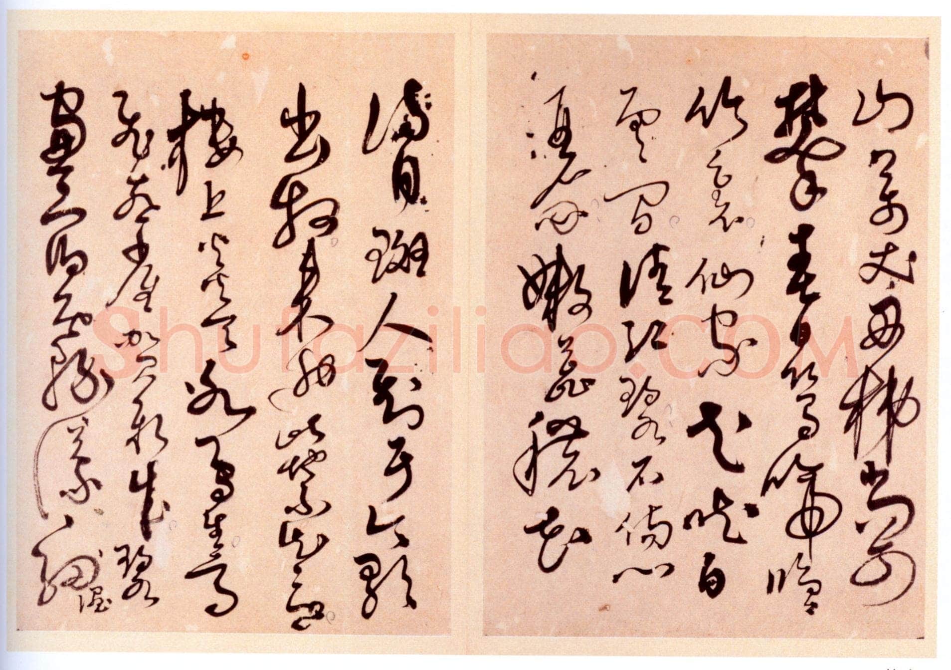 解缙《草书诗帖》册 纸本 十七开半 每开30.7×22.6cm 北京故宫博物院藏