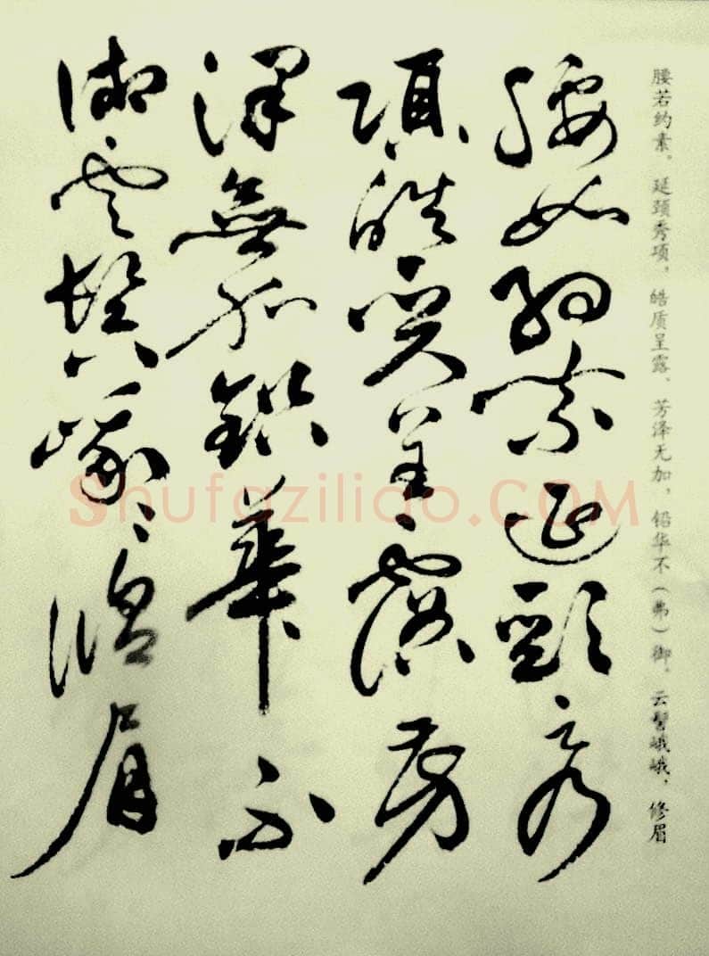 祝允明《草书洛神赋》