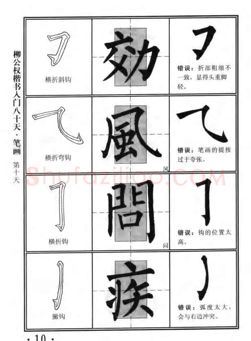 书法教程字帖《柳公权楷书入门80天》 | 软笔楷书字帖