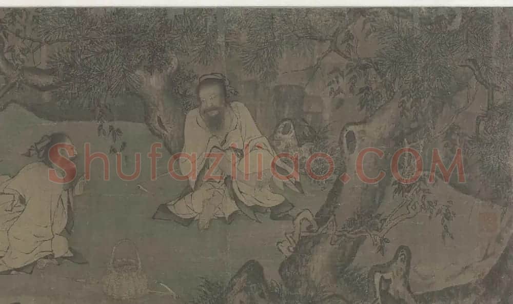 南宋画家李唐《采薇图卷》故宫博物院藏 | 传世书法作品精选