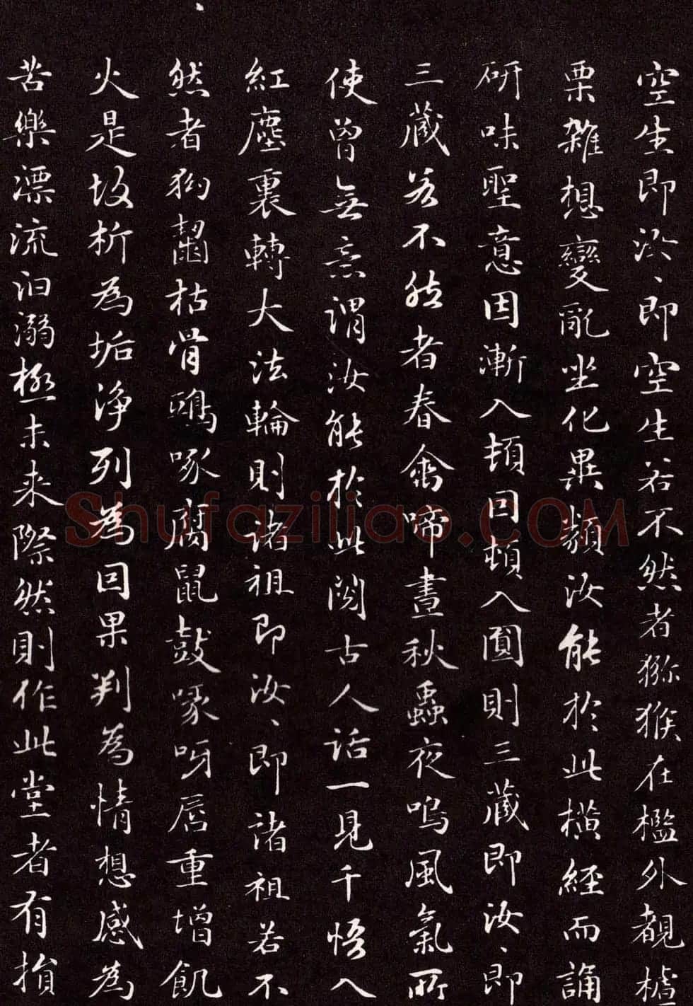 赵孟頫行楷书法抚州永安禅院僧堂记 | 名家书法作品赏析
