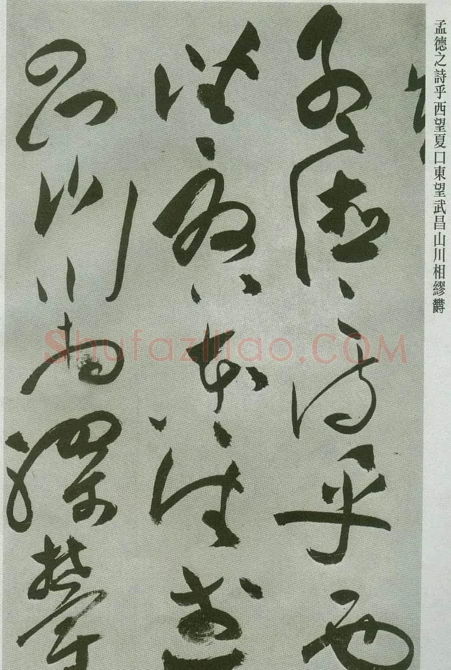 祝允明草书字帖欣赏《前赤壁赋》 | 毛笔草书字帖