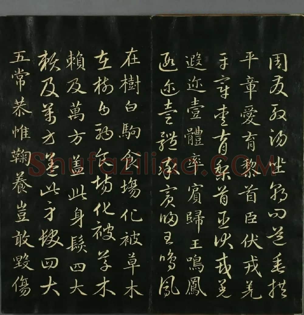 赵子昂书法赏析《真草千字文》高清本 | 名家书法作品赏析