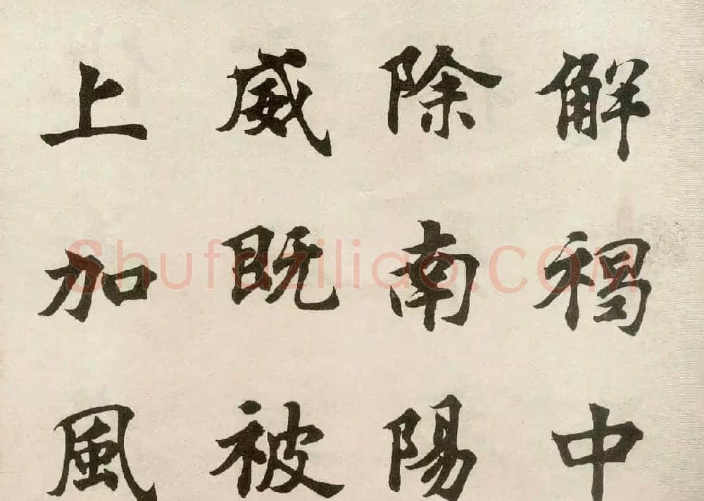 沈尹默弟子胡问遂临张黑女墓志 | 毛笔书法作品