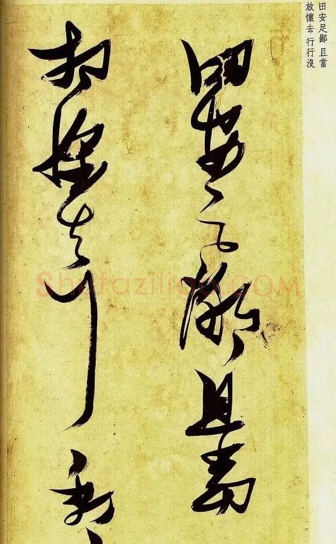 《明张瑞图草书偶然作》册页欣赏 | 毛笔草书字帖