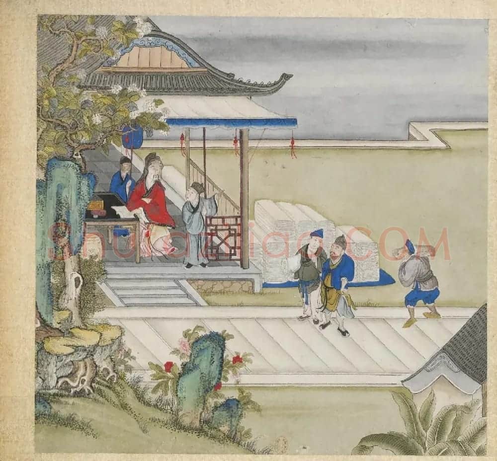 彩色字画大图欣赏《新诗造纸书画谱》 | 传世书法作品精选