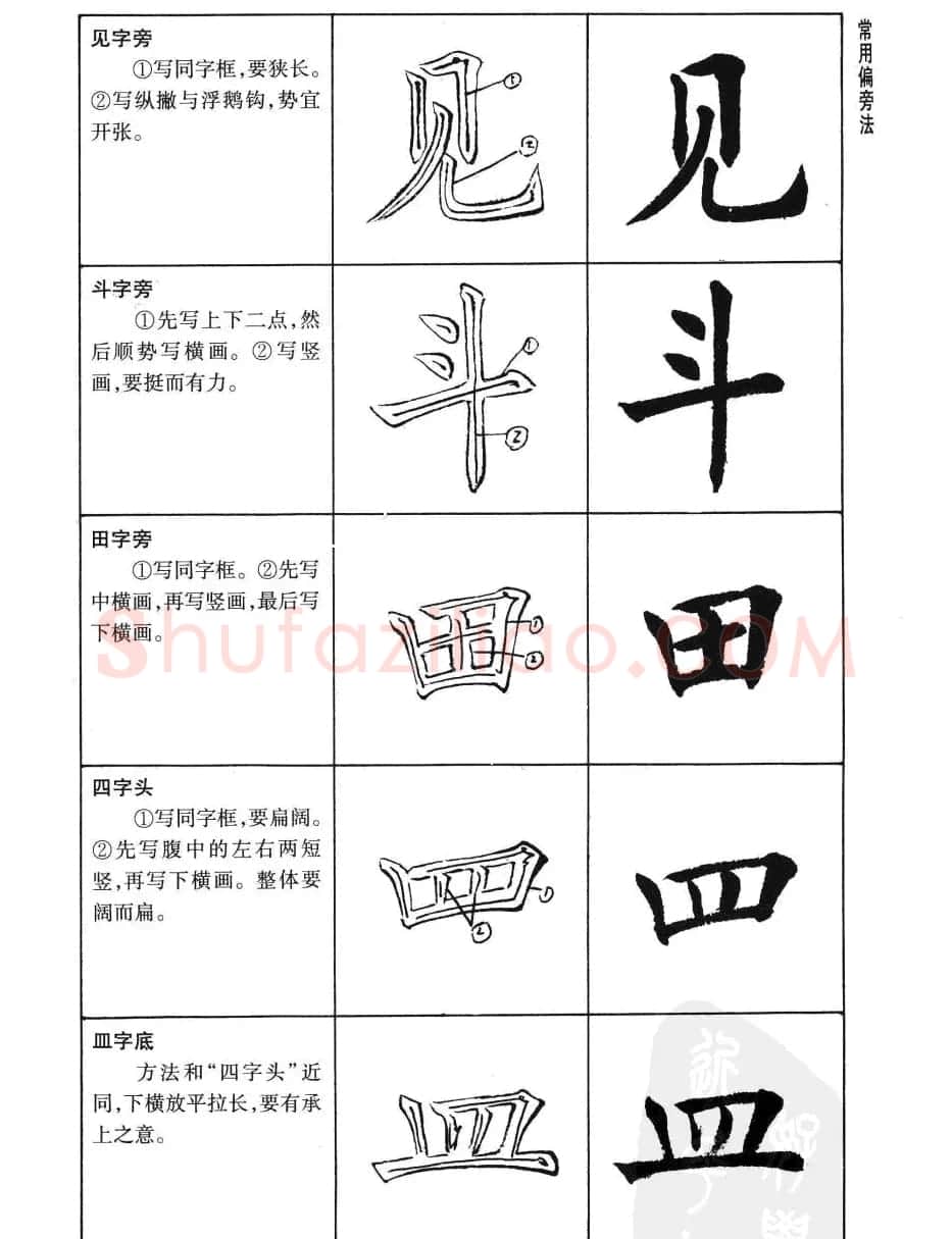 刘小晴书法字帖欣赏《简体楷书书写秘诀》 | 毛笔楷书字帖