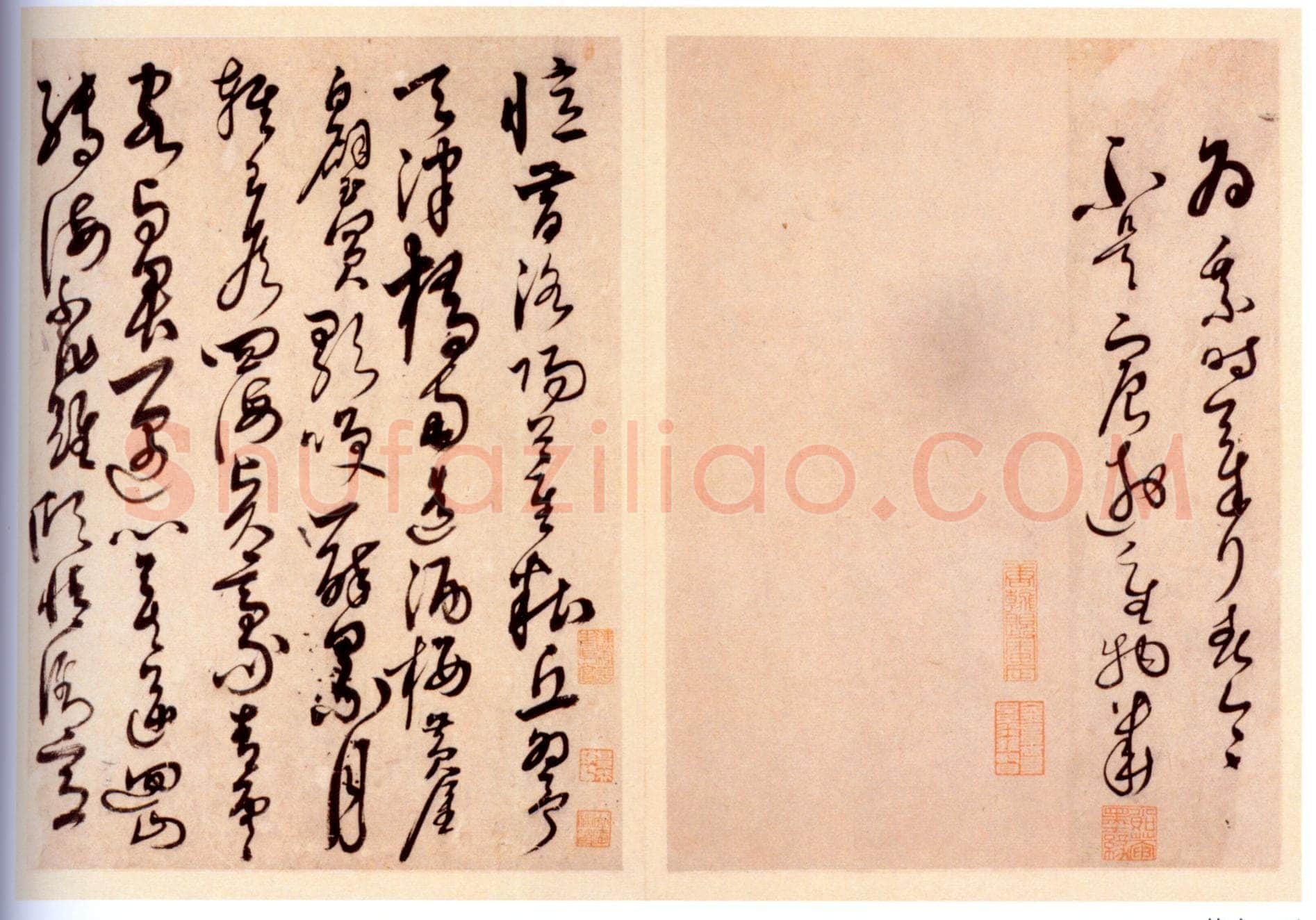 解缙《草书诗帖》册 纸本 十七开半 每开30.7×22.6cm 北京故宫博物院藏