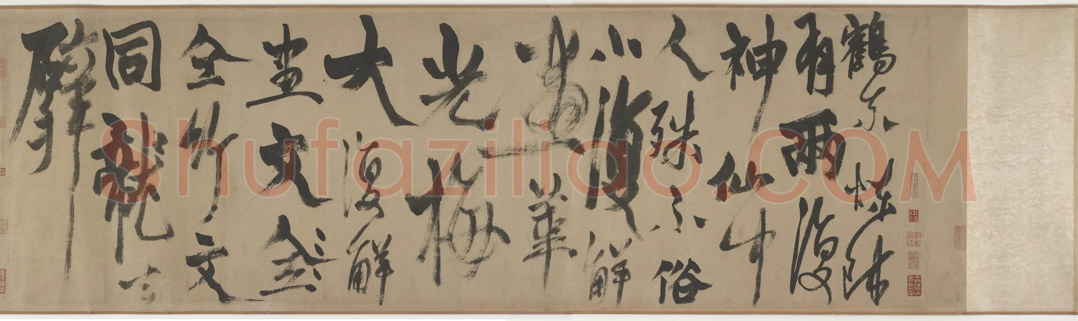 杨维祯《题邹复雷春消息图卷》纸本 高34.1cm 美国弗利尔美术馆藏 至正21年(1361)