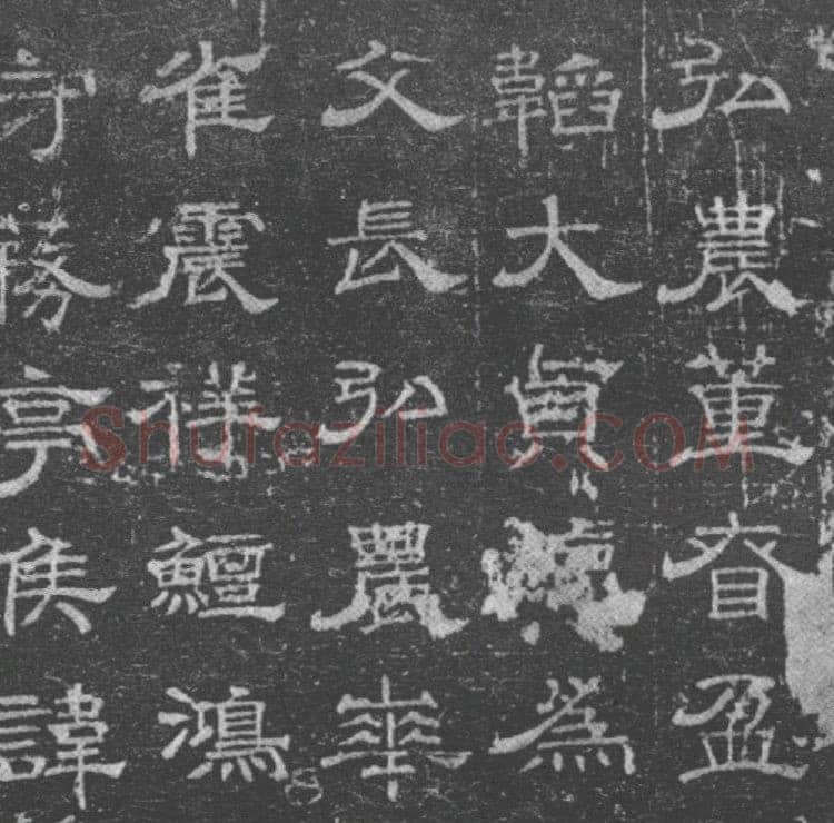 杨骏残志西晋碑刻碑拓,摘自西晋杨骏残志