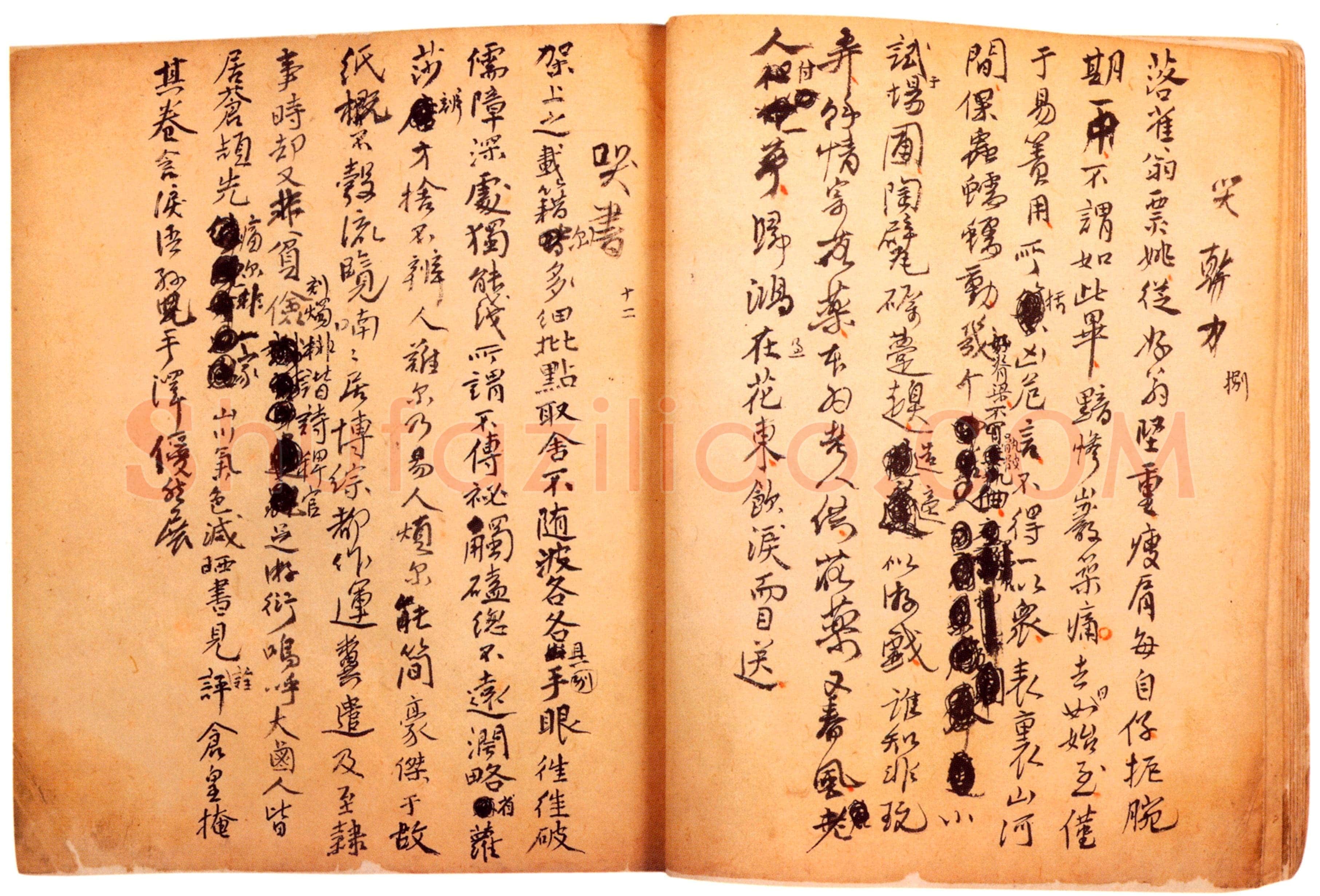傅山《哭子诗》册 纸本 27.5cm×24.3cm×24 山西省博物院藏
