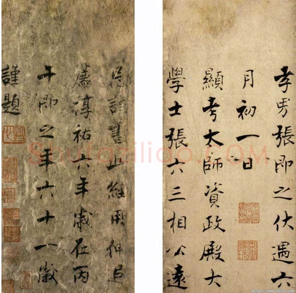 张即之《金刚般若波罗蜜经》(局部)纸本行楷 纵32.3厘米 日本京都智积院藏