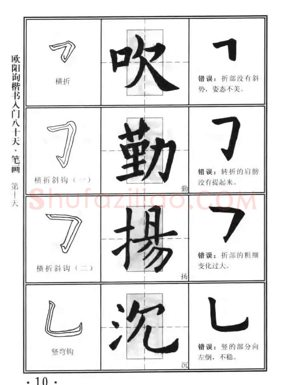 书法教程字帖《欧阳询楷书入门80天》 | 软笔楷书字帖