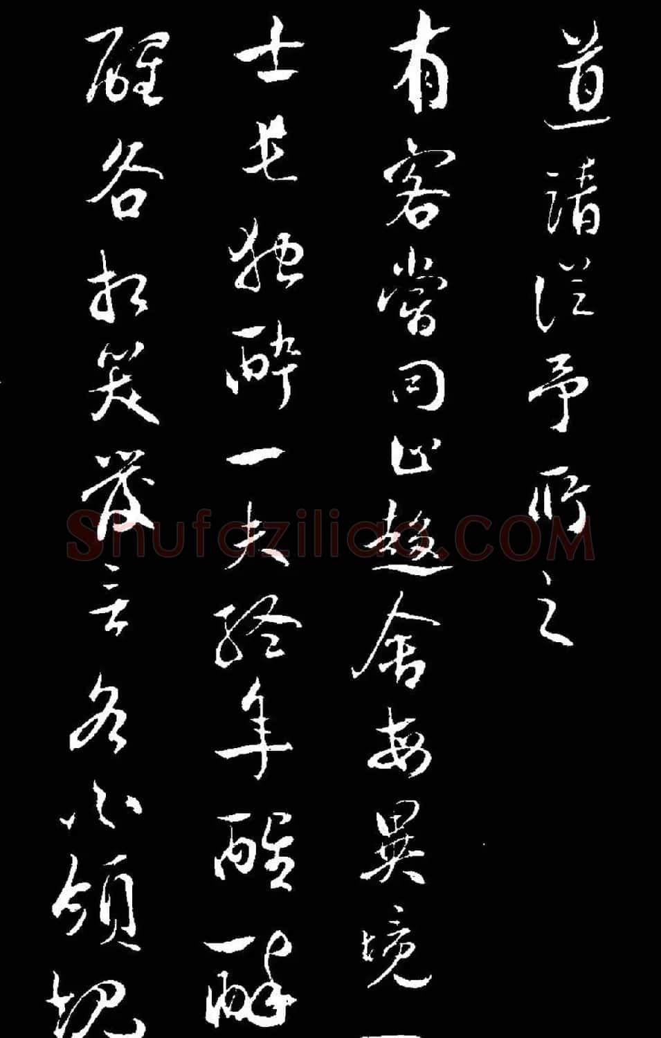 祝允明行草书法《靖节先生饮酒诗》 | 毛笔草书字帖