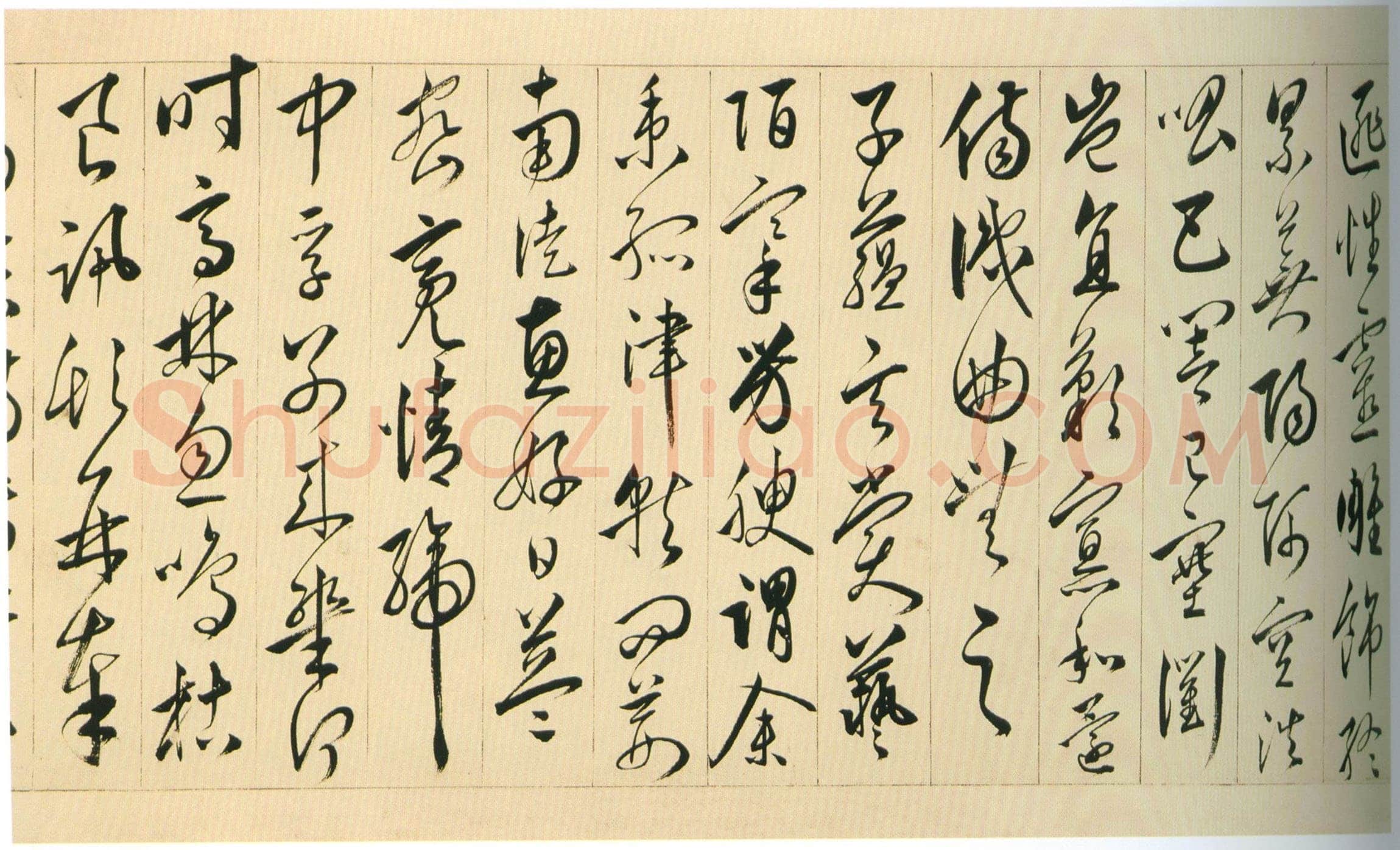 黄姬水《行书读升庵太史过射陂客部诗卷》纸本行书 24.5×374.8cm 上海博物馆藏