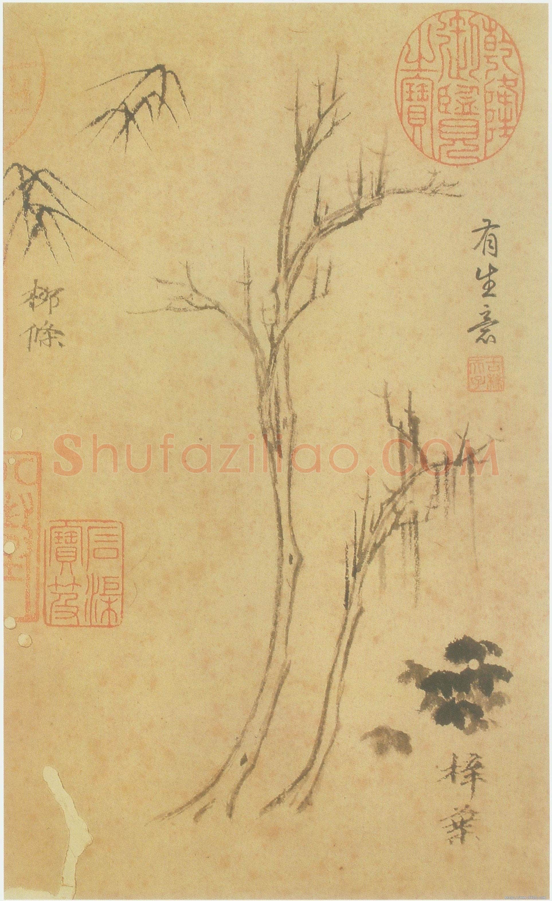 倪瓒云林画谱册