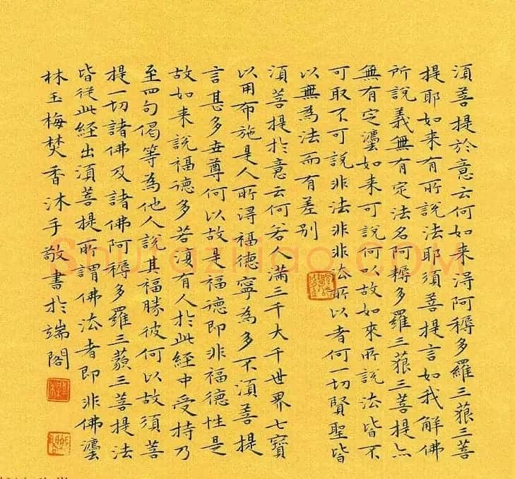 漳州市女书法家林玉梅小楷金刚经 | 书法作品赏析