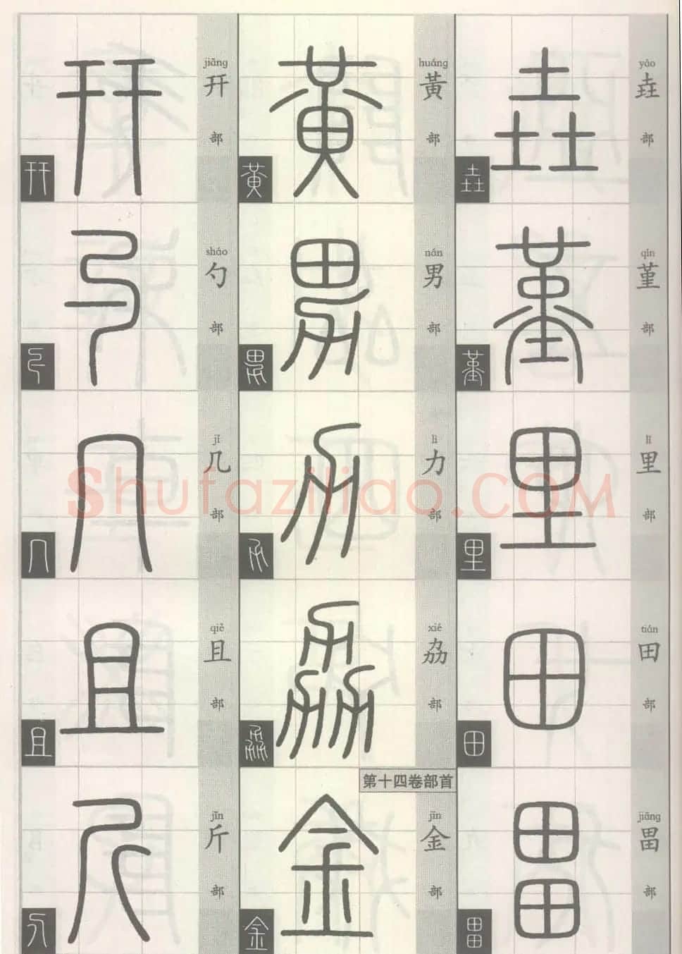 篆经-篆书书写与辨识上篇:部首源流诀 | 毛笔篆书字帖