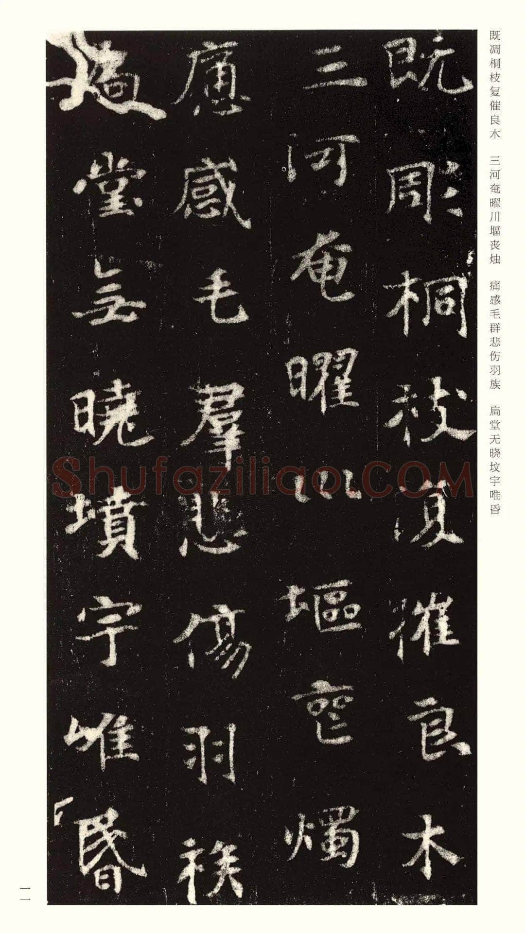 张黑女墓志前秦北朝碑刻碑拓,摘自前秦北朝张黑女墓志(全本)