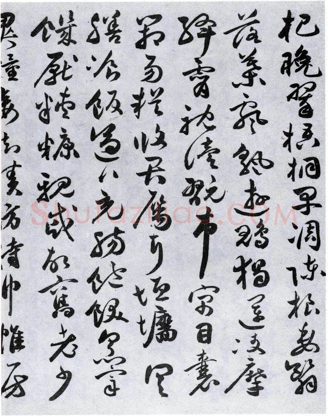 祝允明《草书千字文》纸本 纵31.1cm 横372.9cm 台北故宫博物院藏