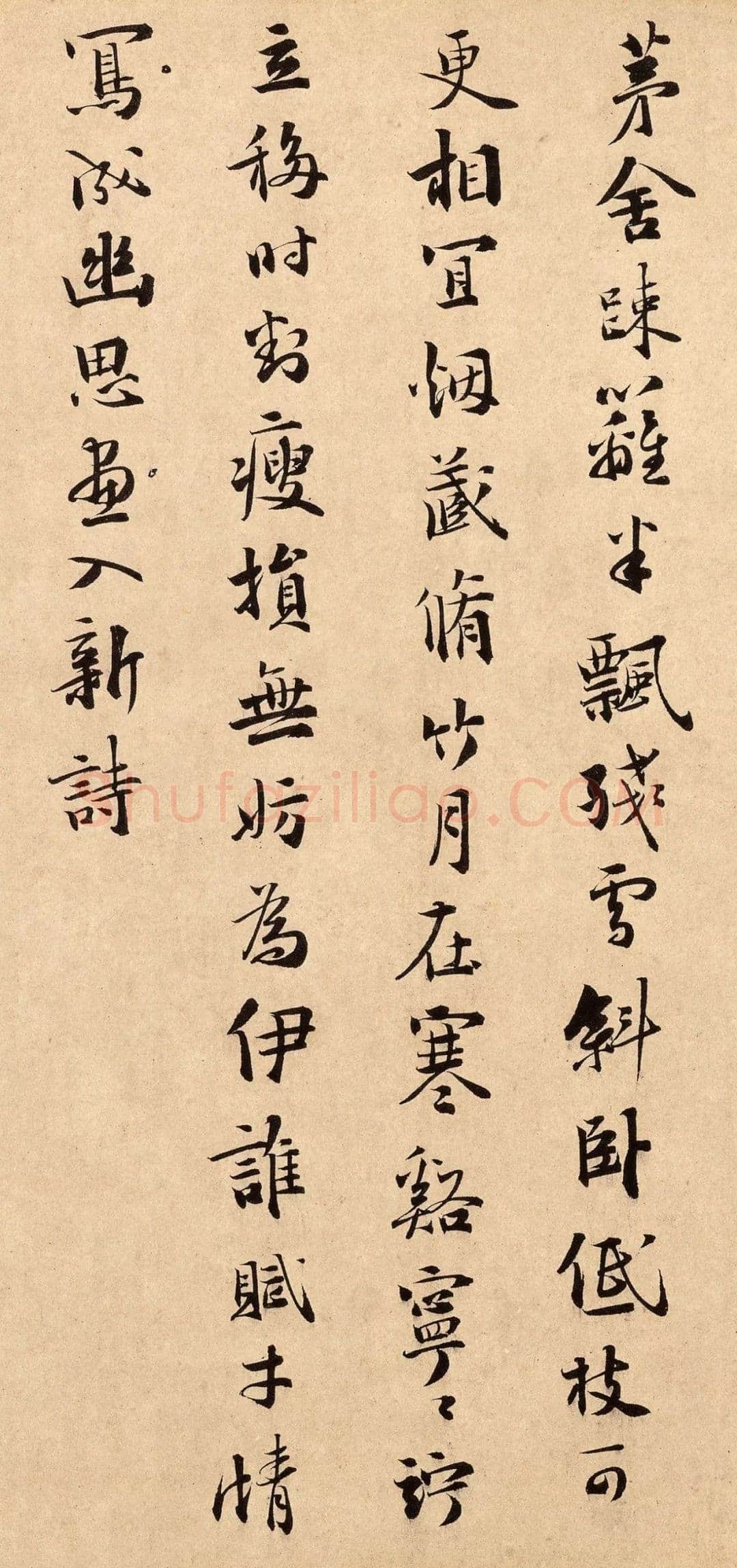 扬无咎《四梅花图卷、行书跋雪梅图卷》
