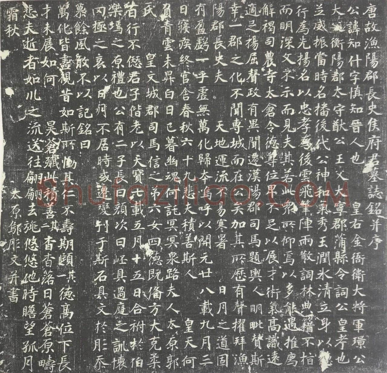 邬肜《侯知什墓志》