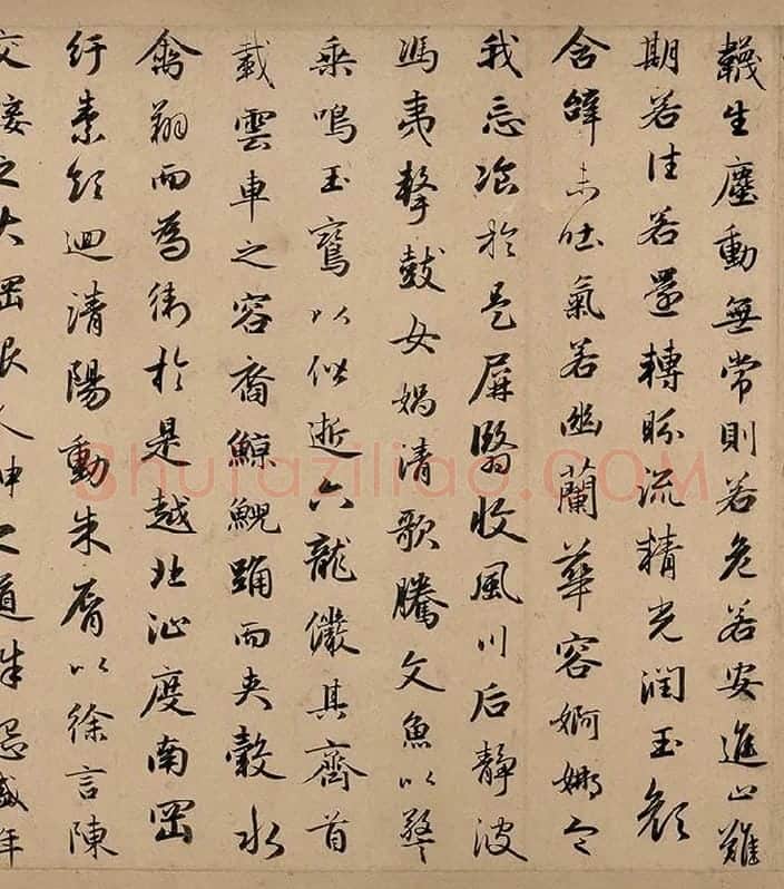 赵孟頫行书洛神赋卷_07